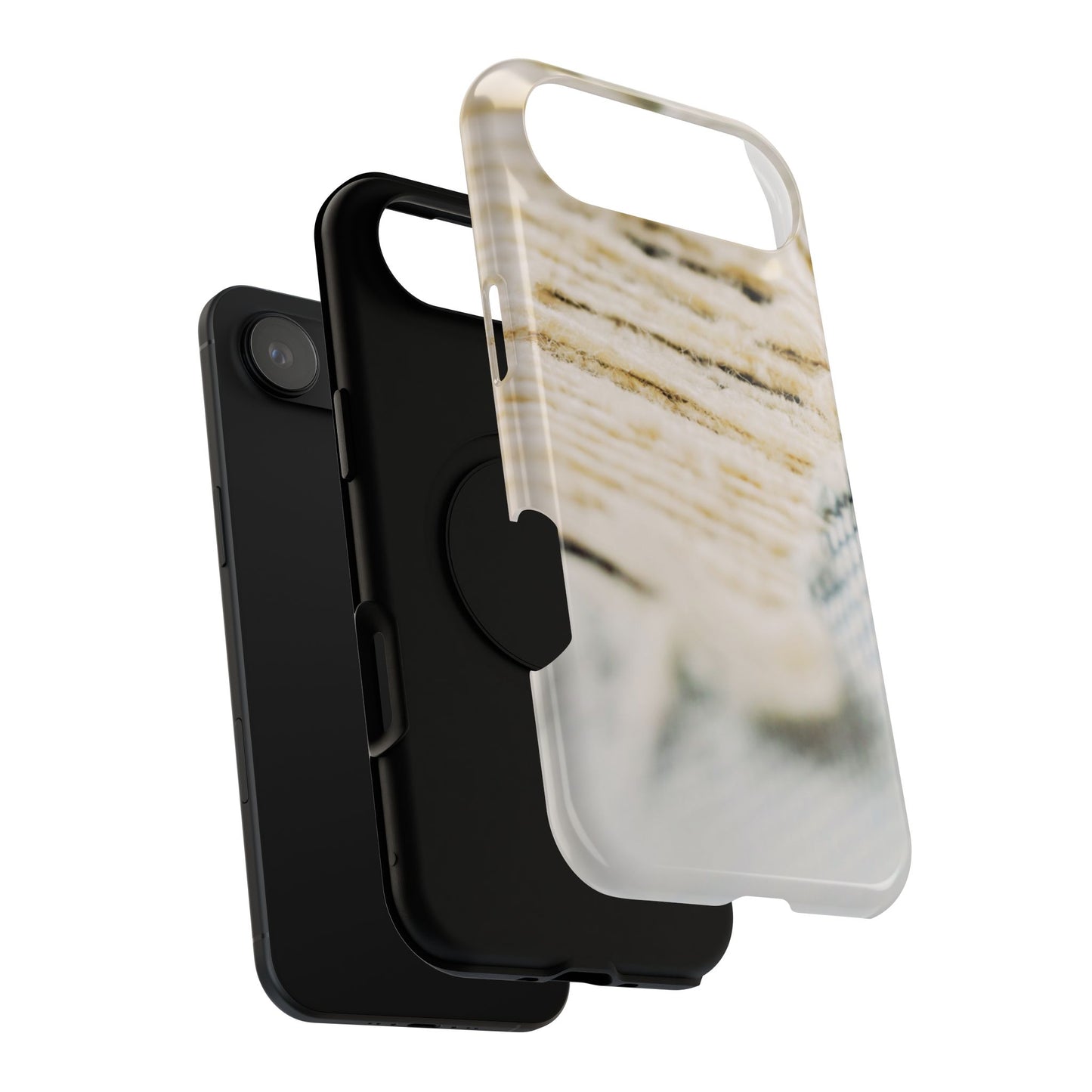 Impact-Resistant Phone Case – Woven Warmth