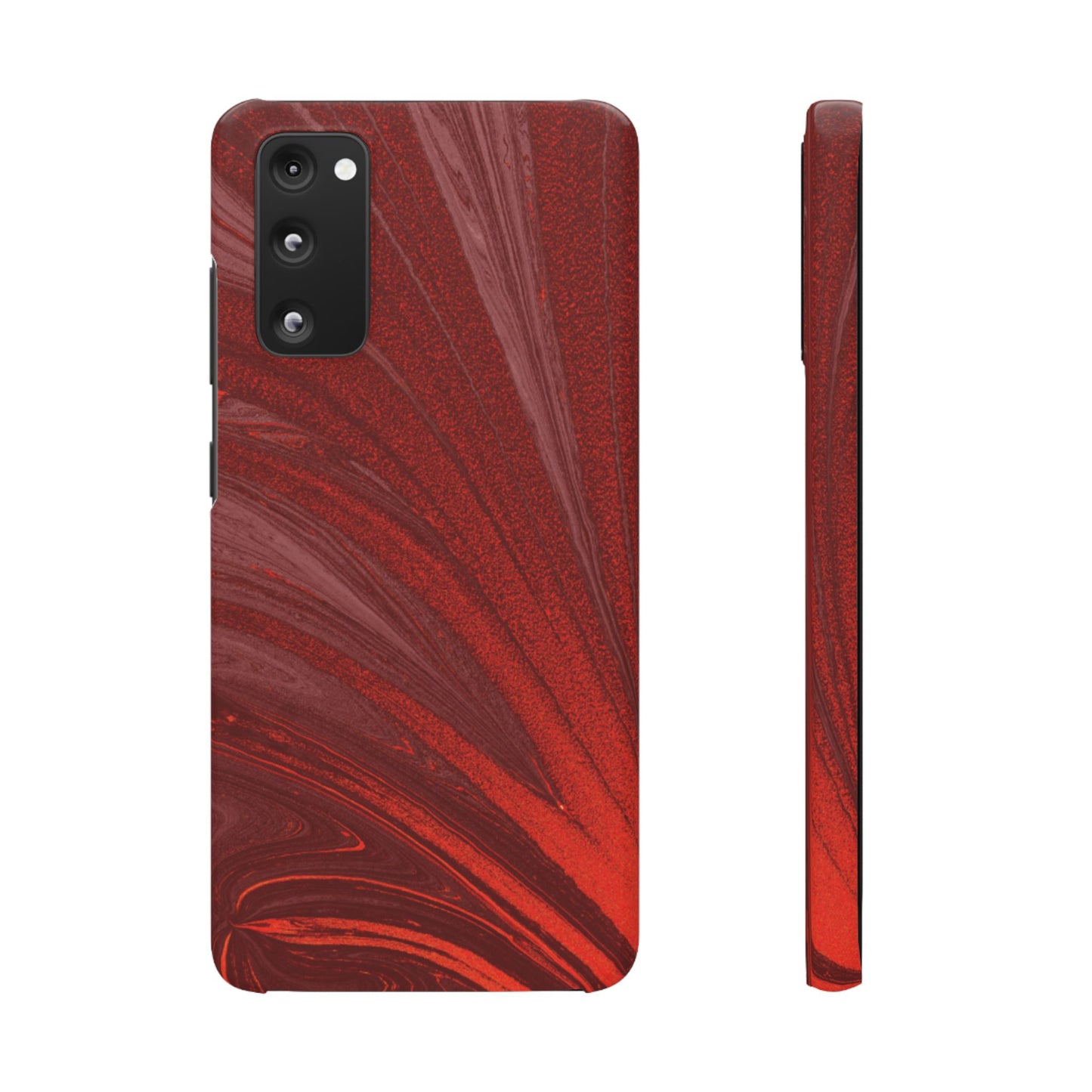 Snap Phone Case – Crimson Current