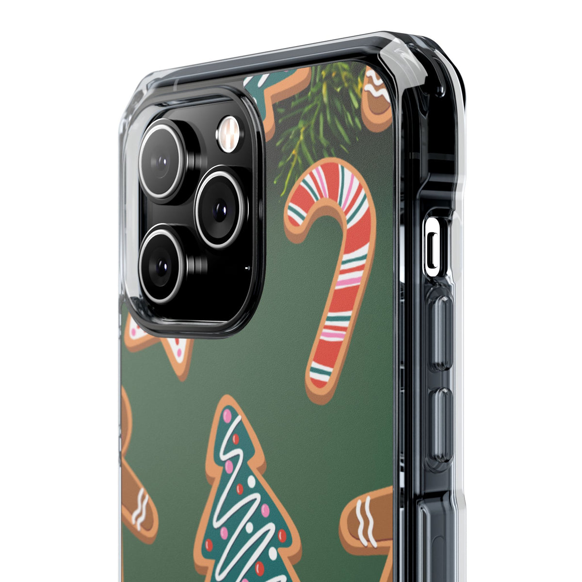 Clear Magnetic Phone Case – Cookie Season – Compatible with iPhone 14–17 Series
