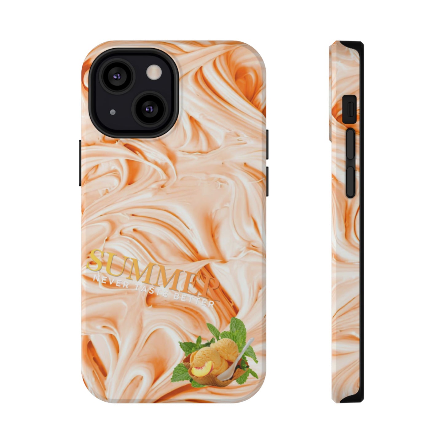 Impact-Resistant Phone Case – Peach Sorbet