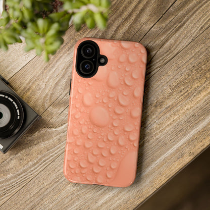 Protective Phone Case – Apricot Rain