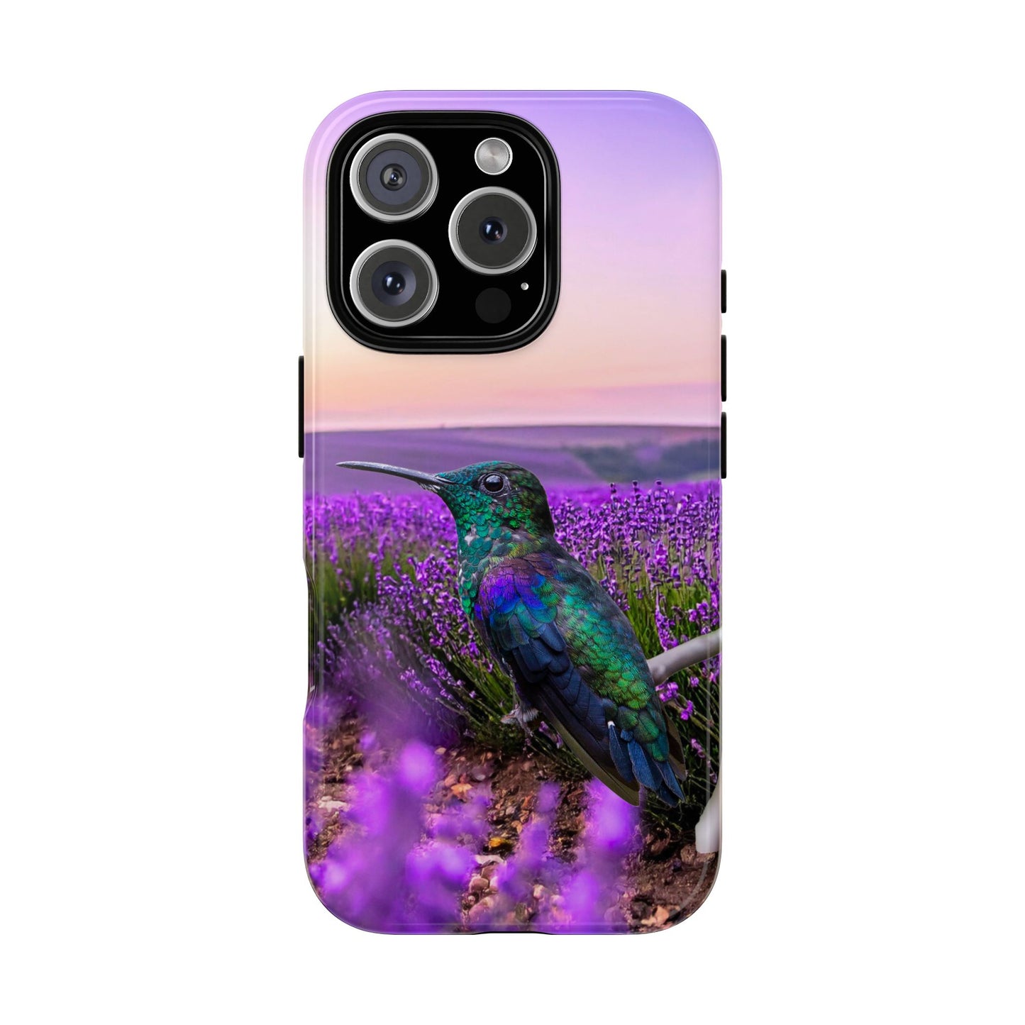 Protective Phone Case – Hummingbird Reverie