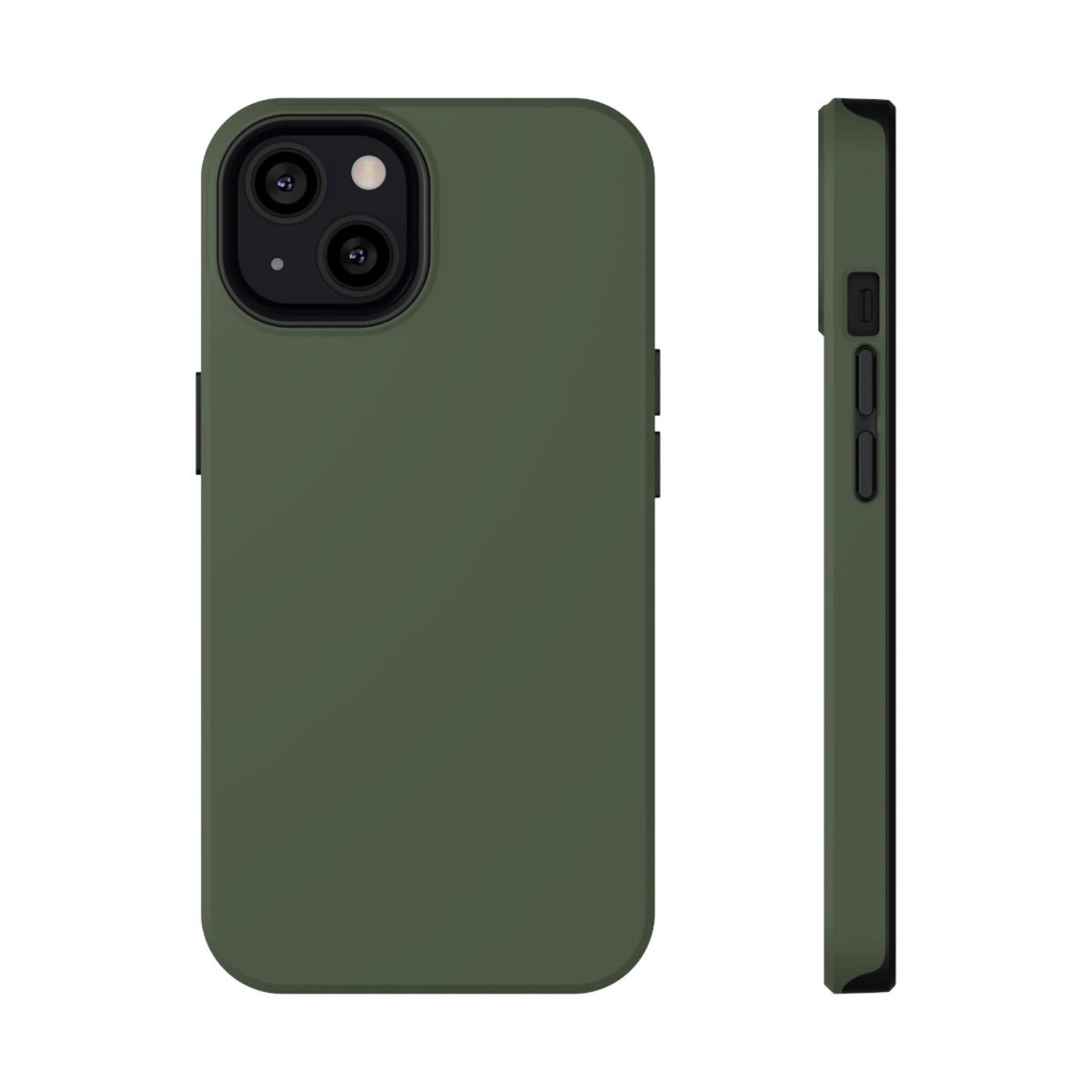 Impact-Resistant Phone Case — Military Green Protective Shockproof Cover