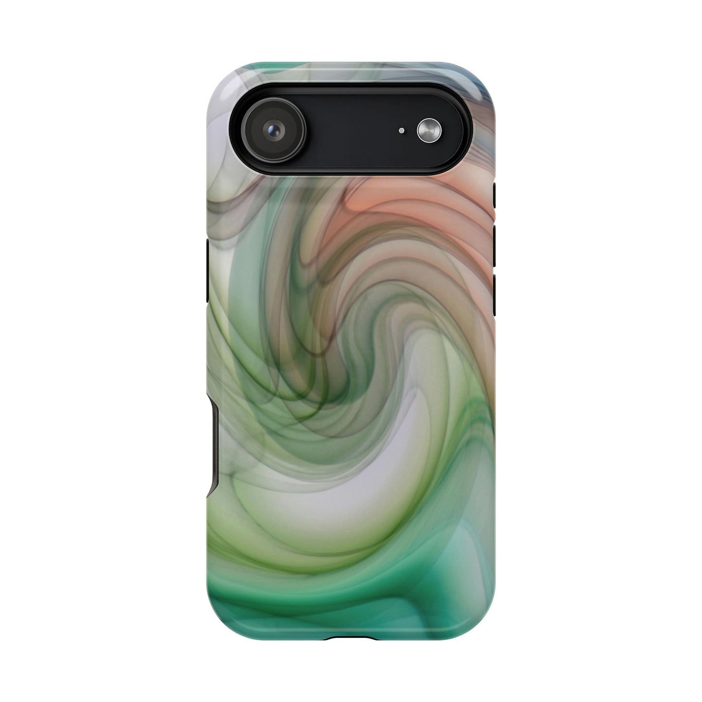 Impact-Resistant Phone Case – Marble Flow