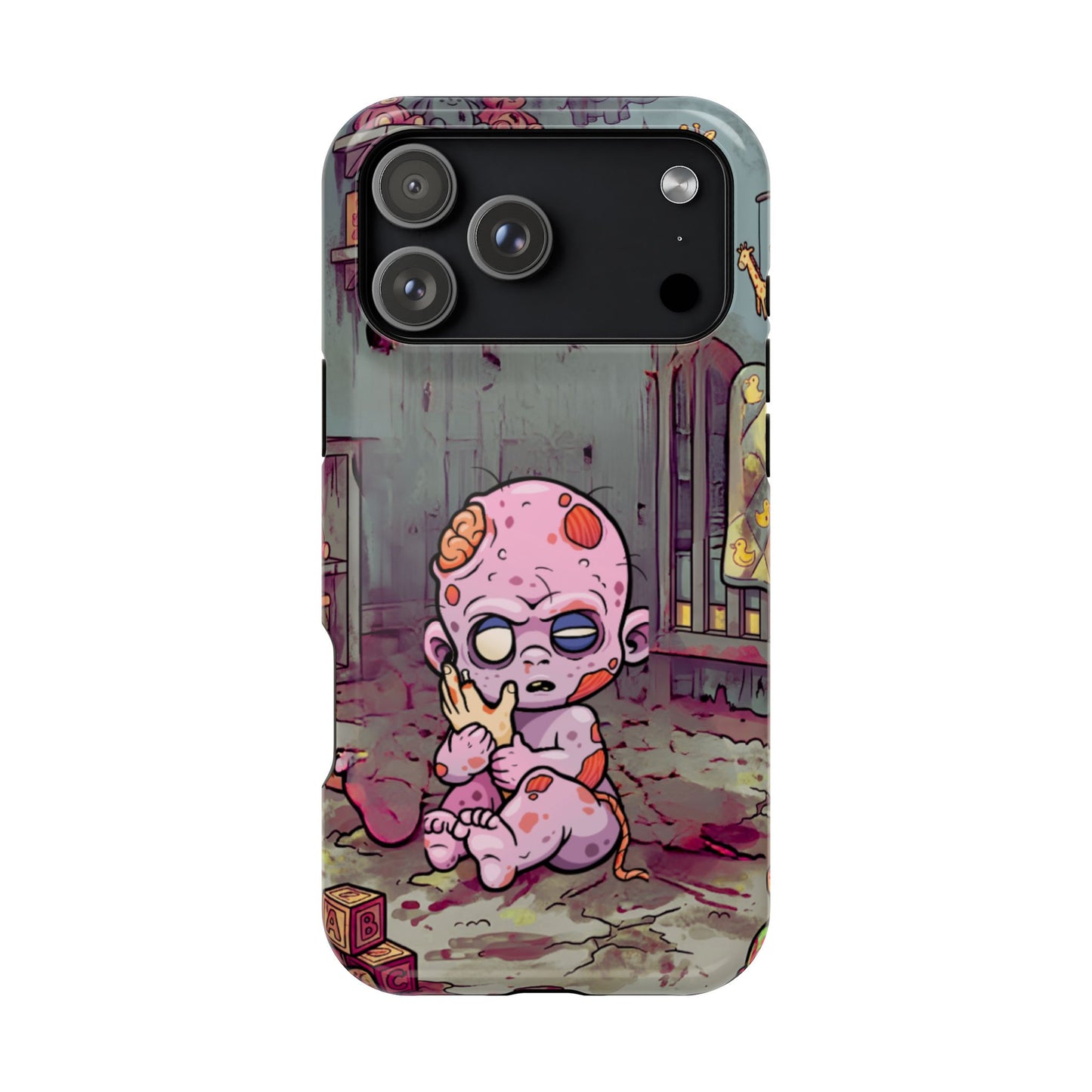 Zombie Baby Phone Case — Cute Creepy Impact-Resistant iPhone Case