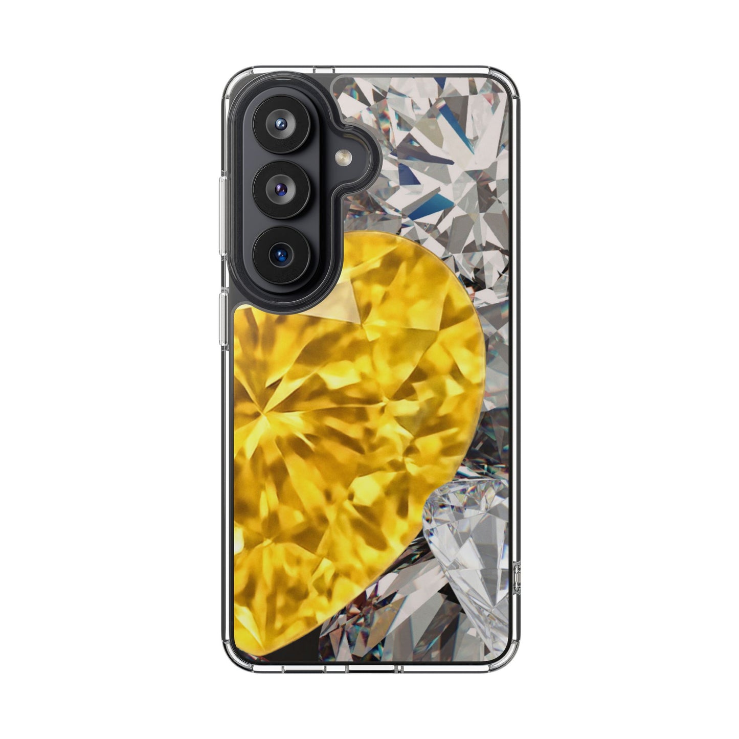 Clear Phone Case – Heart of Gold