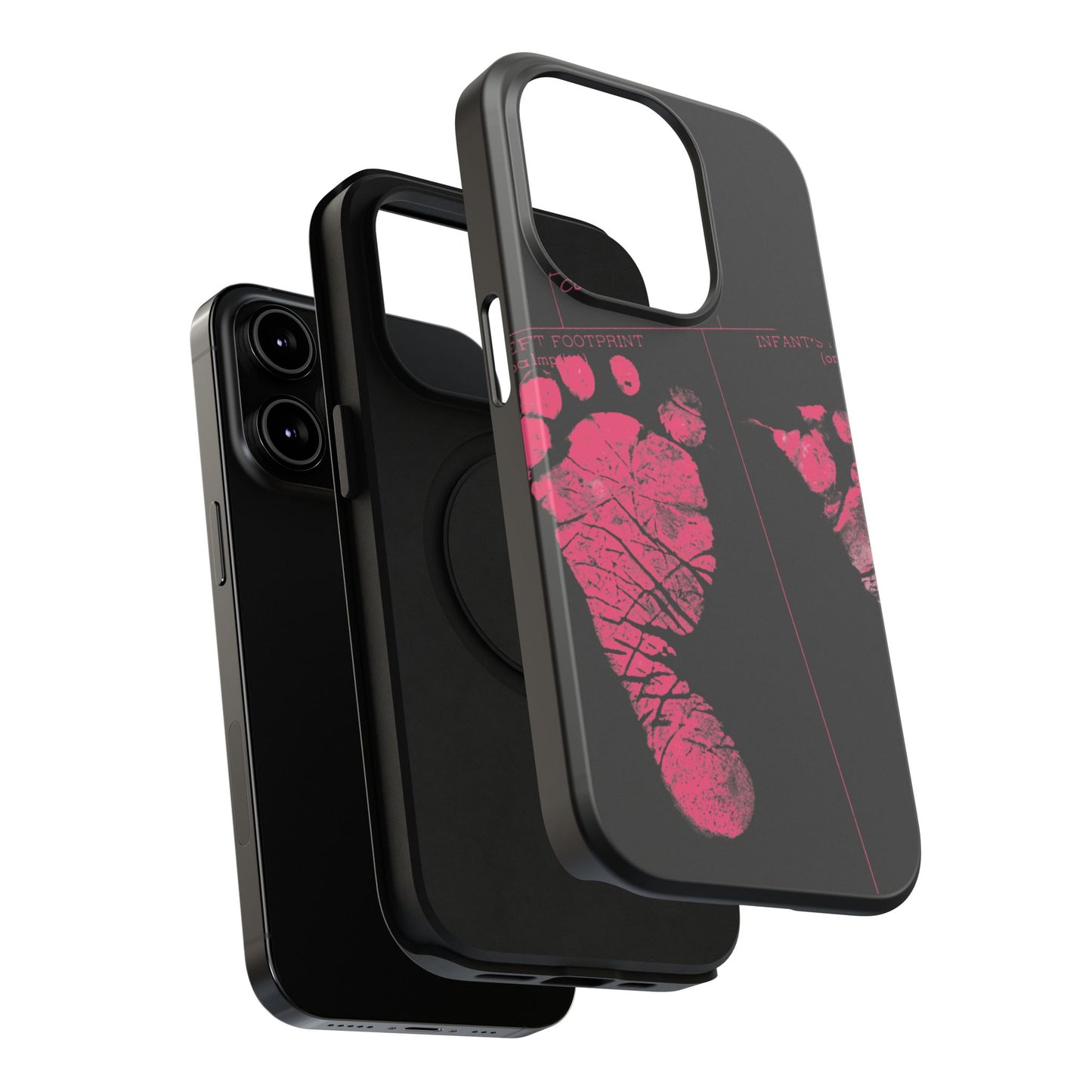 Wireless-Charging Compatible Case – Mom’s Little Pink Footprints