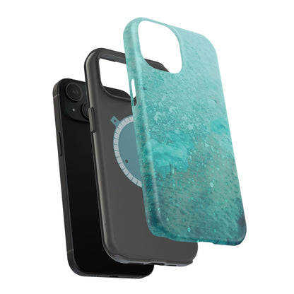 Wireless-Charging Compatible Case – Sea Glass
