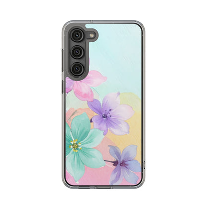 Clear Phone Case – Water Petal