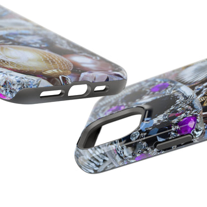 Impact-Resistant Phone Case – Chrome Jewel