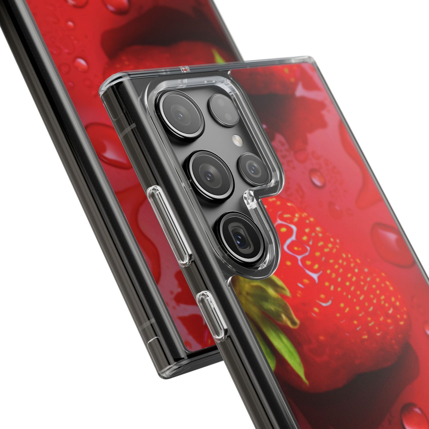 Clear Phone Case – Strawberry Drip