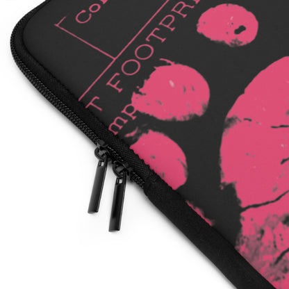 Laptop Sleeve – Mom’s Little Pink Footprints