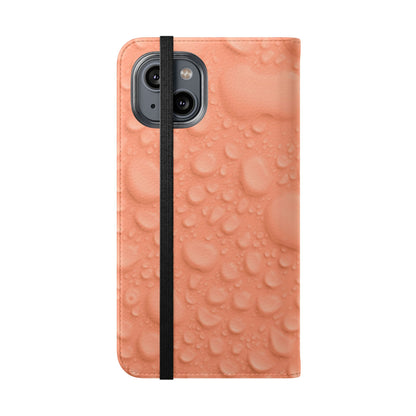 Flip Case - Apricot Rain