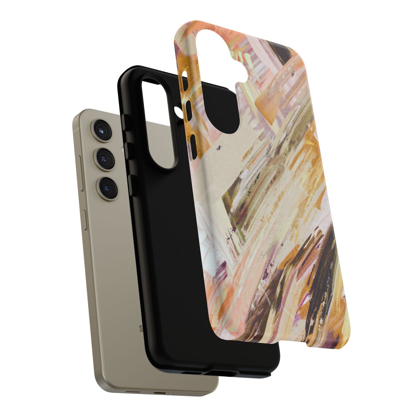 Protective Phone Case – Brush & Bronze
