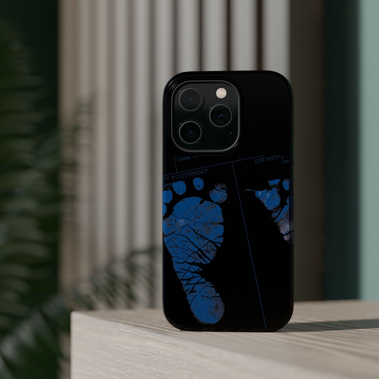 Wireless-Charging Compatible Case – Mom’s Little Blue Footprints