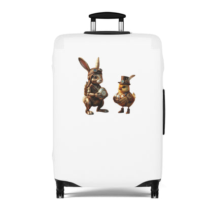 Luggage Cover – Clockwork Cottontail