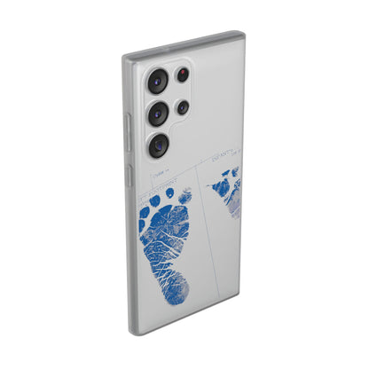 Flexi Case – Mom’s Little Blue Footprints