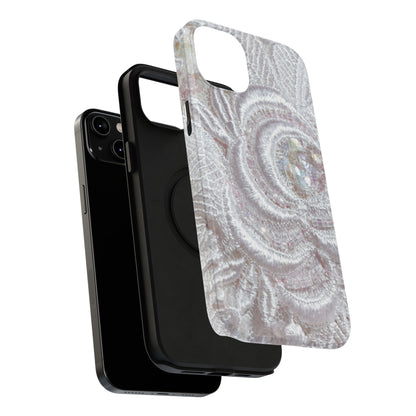 Impact-Resistant Phone Case – Lace Veil
