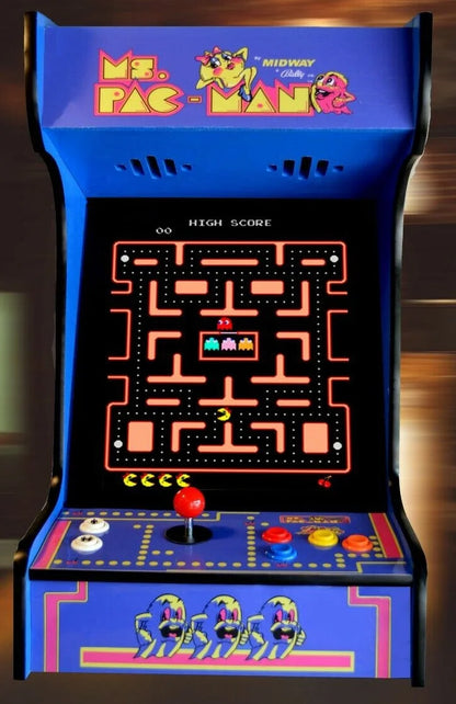 Arcade Tabletop Upright Machine - 412 Classic Games (Blue)