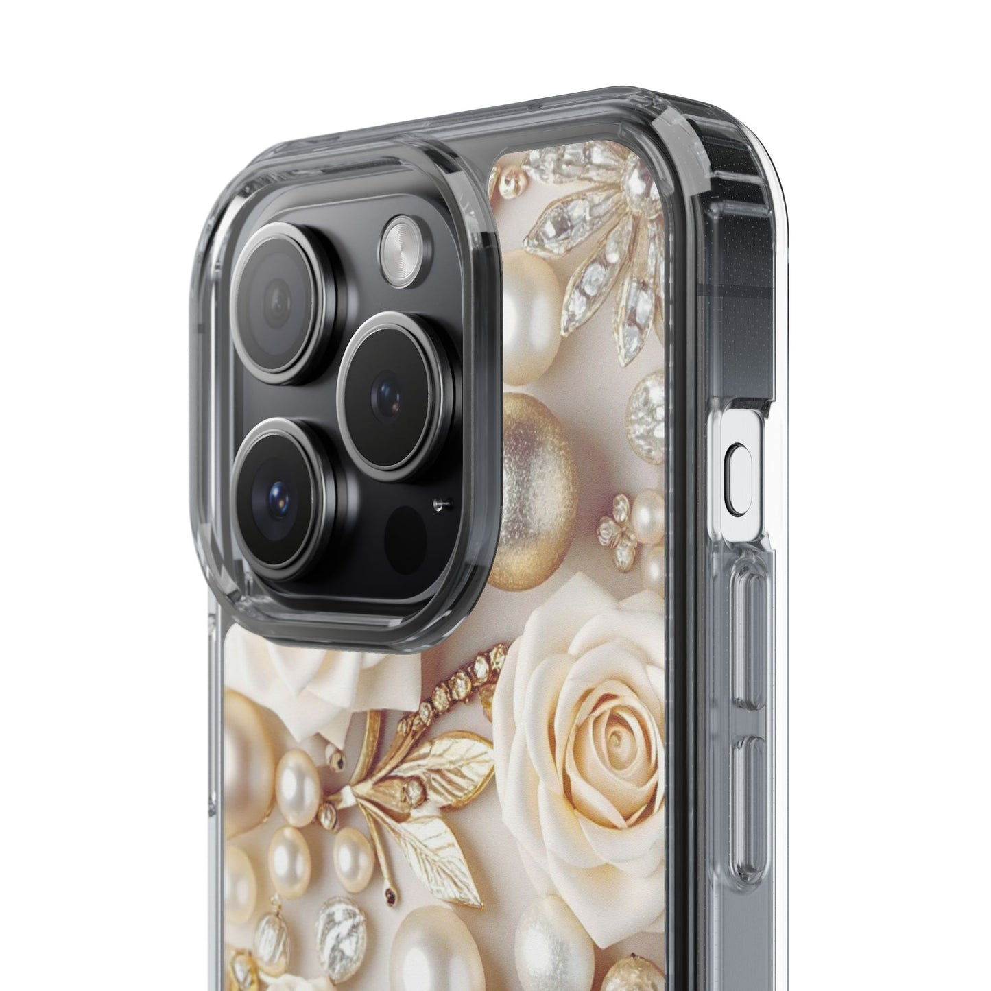 Clear Phone Case – Ivory Opulence