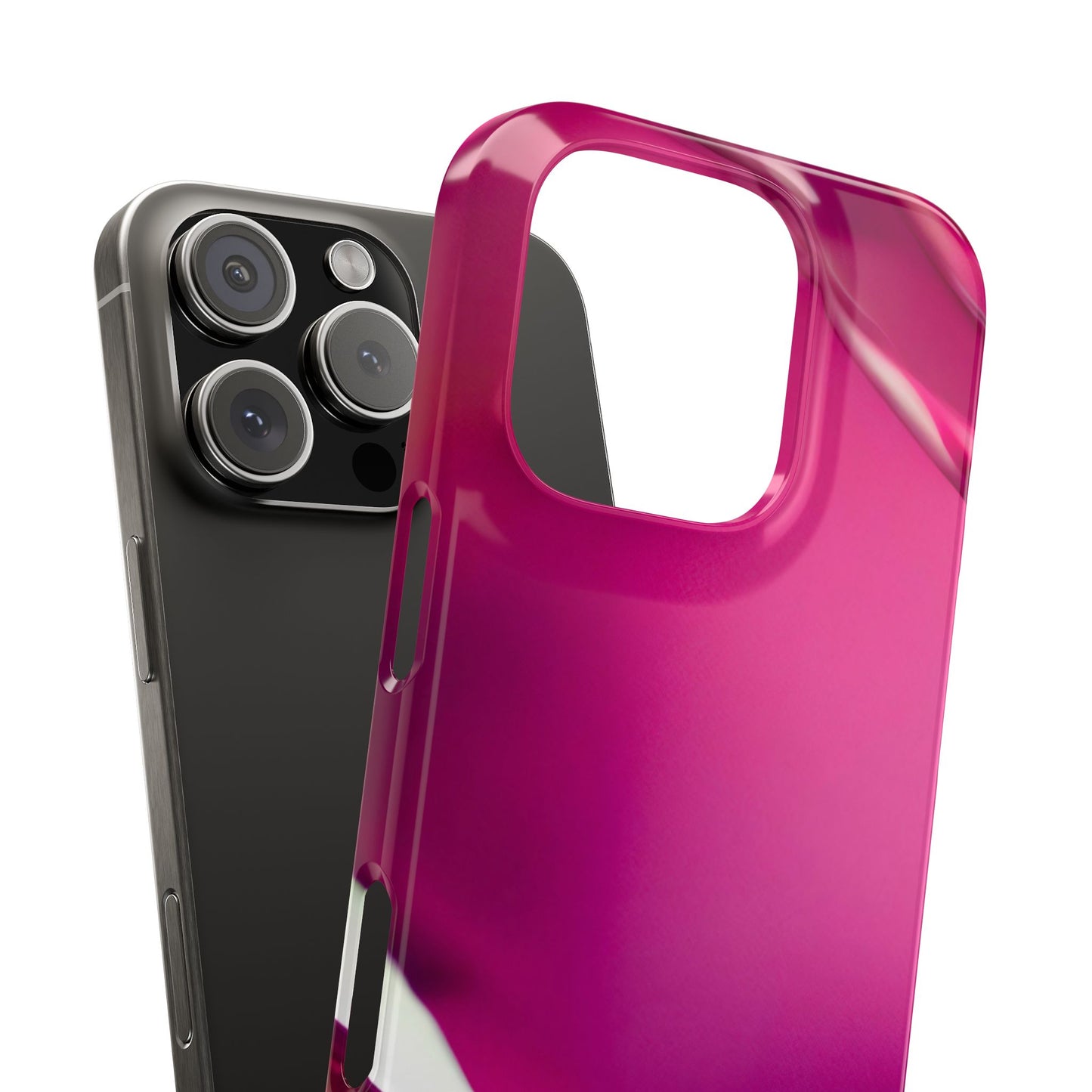 Slim Phone Case – Magenta Motion