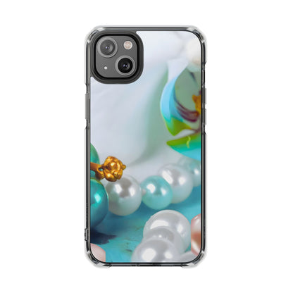 Clear Magnetic Phone Case – Mermaid's Pearl