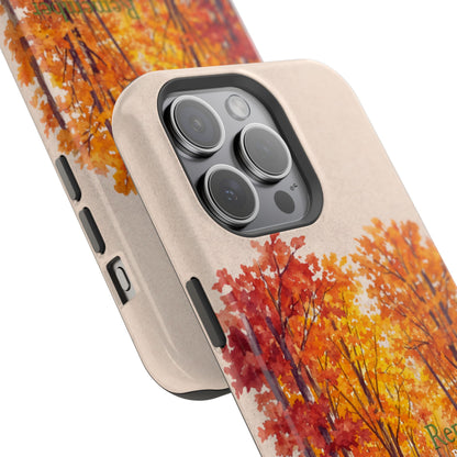 Wireless-Charging Compatible Case – Autumn Remembered – Compatible with iPhone 13–17 & Samsung Galaxy S25–S26 Series