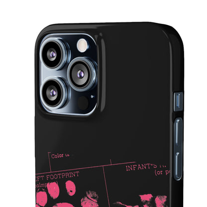 Snap Phone Case – Mom’s Little Pink Footprints