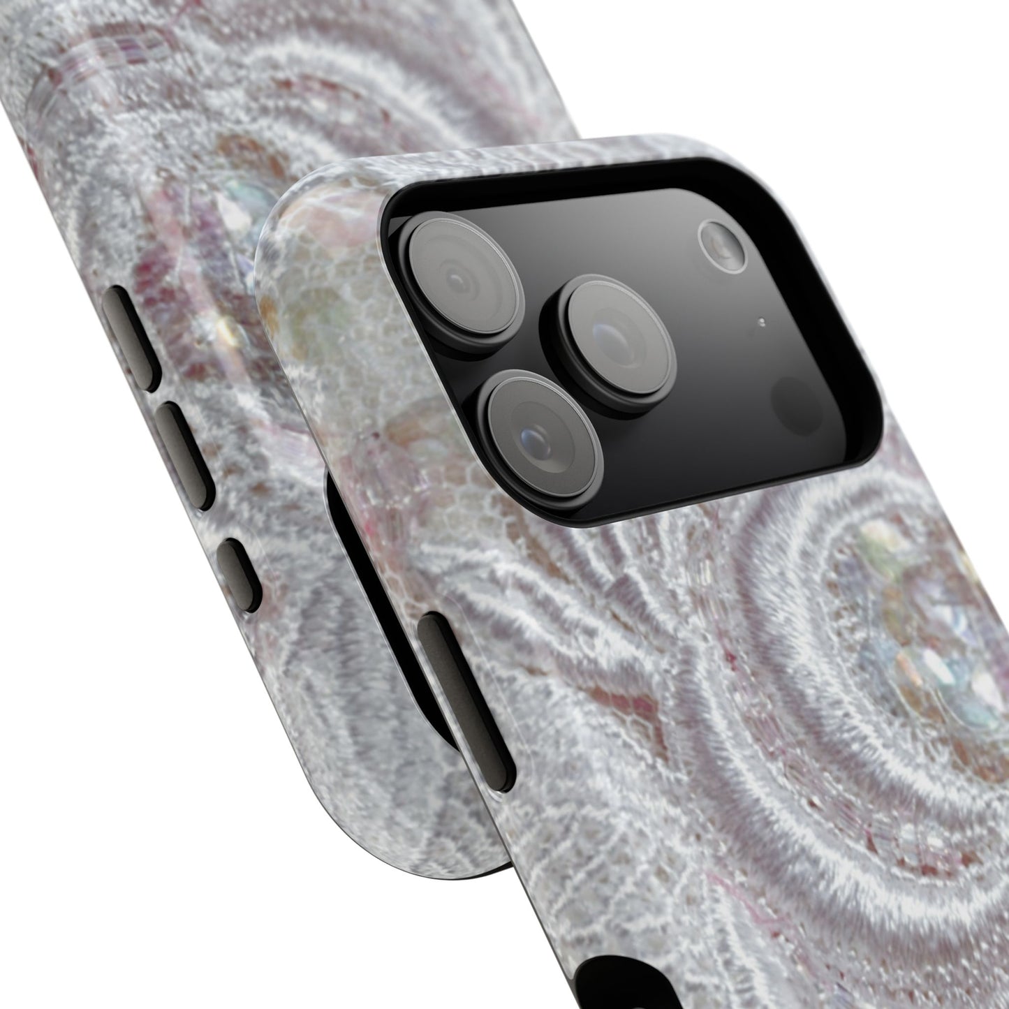 Impact-Resistant Phone Case – Lace Veil