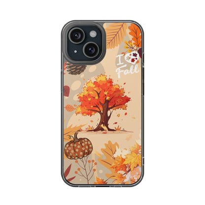 Clear Phone Case – Fall in Love
