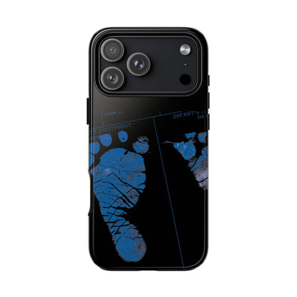 Protective Phone Case – Mom’s Little Blue Footprints
