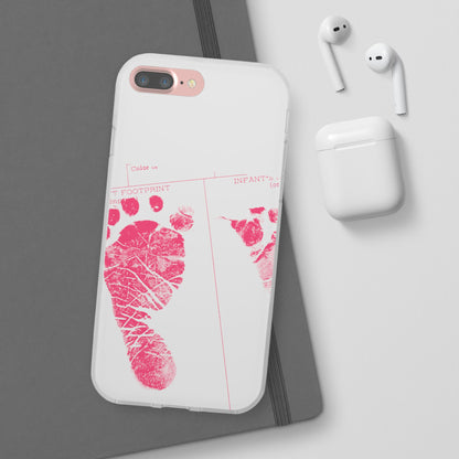 Flexi Case – Mom’s Little Pink Footprints