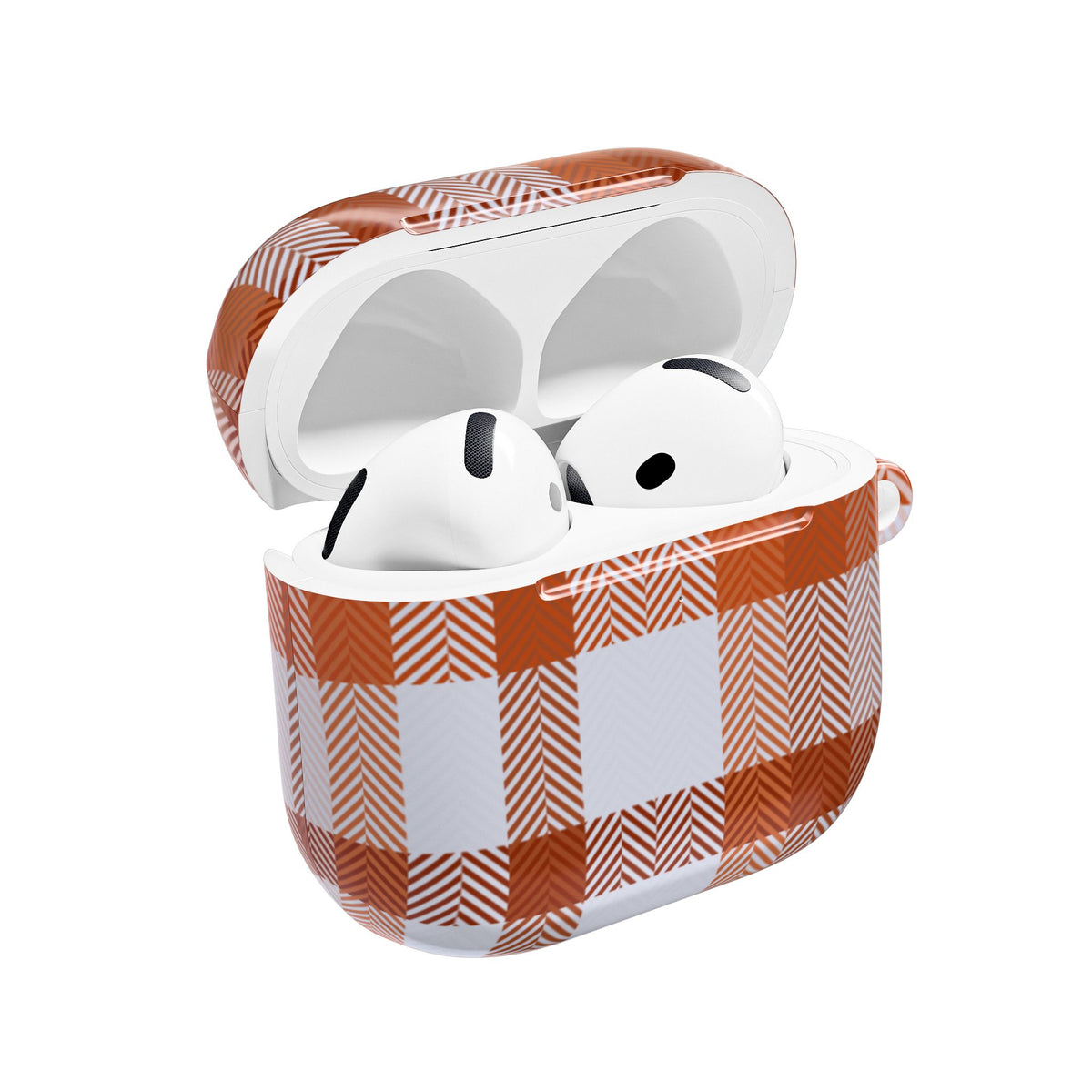 Earbud Case Cover – Spiced Plaid