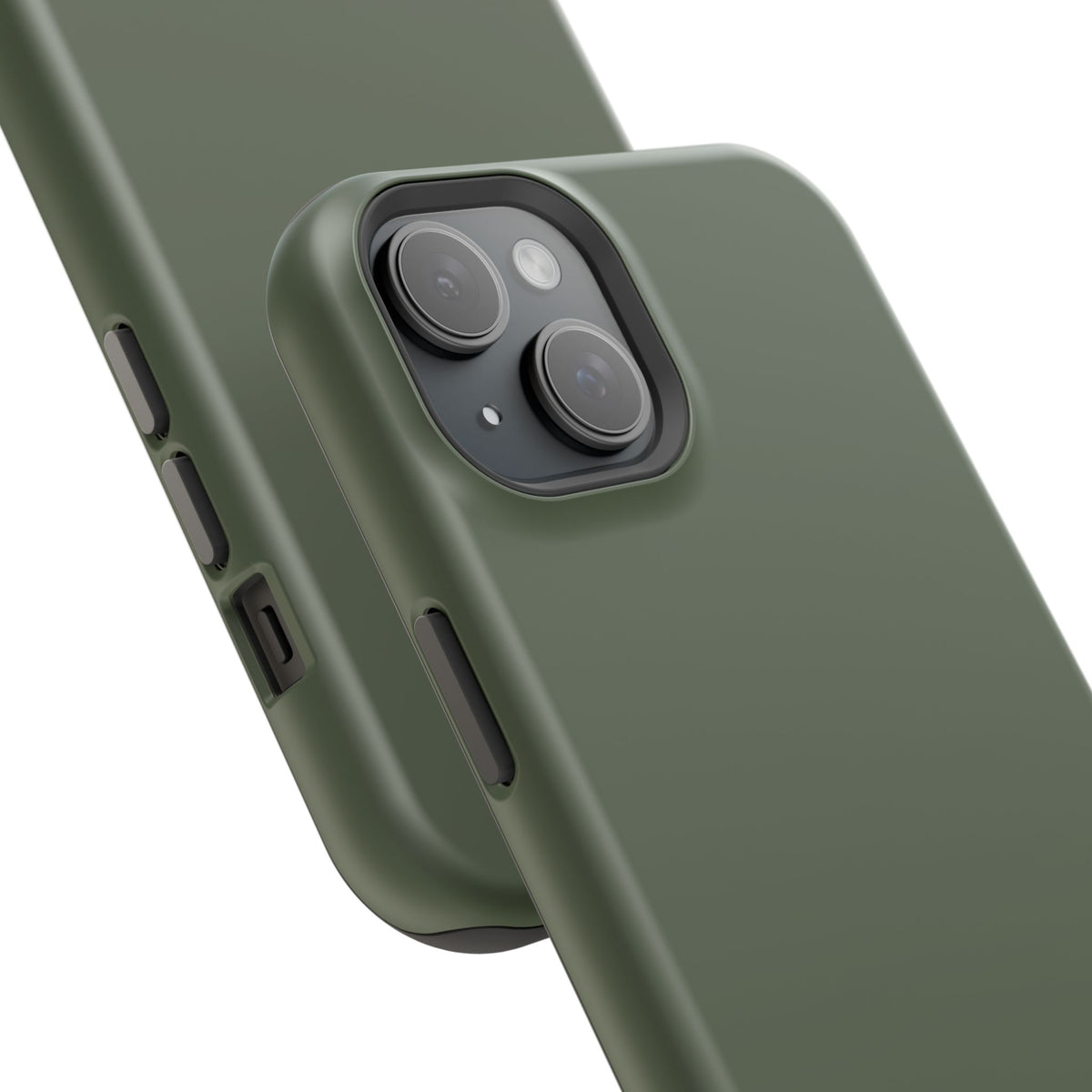 Impact-Resistant Phone Case — Military Green Protective Shockproof Cover