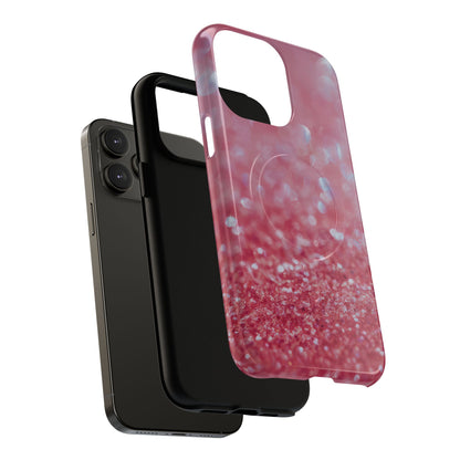 Protective Magnetic Phone Case – Rosé Sparkle