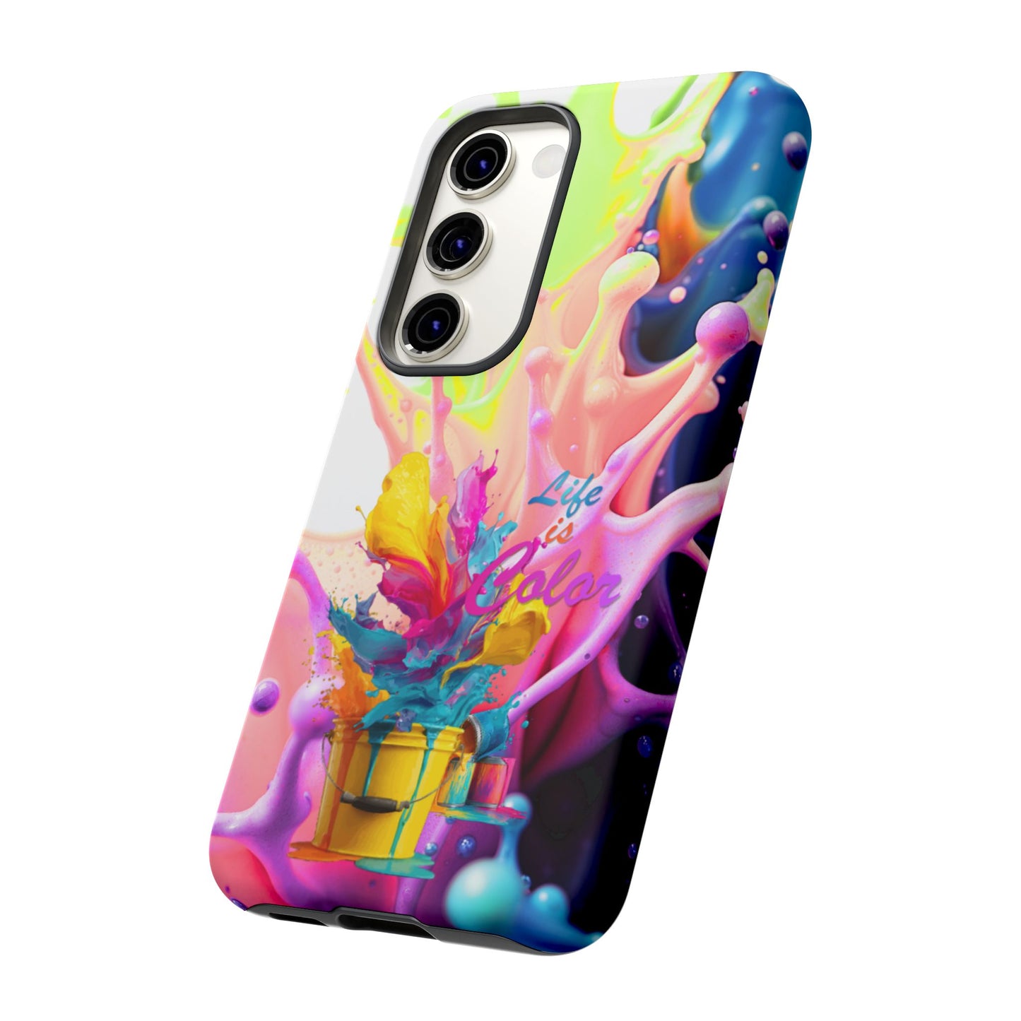 Color Splash Phone Case — “Life in Color” Protective Tough Case
