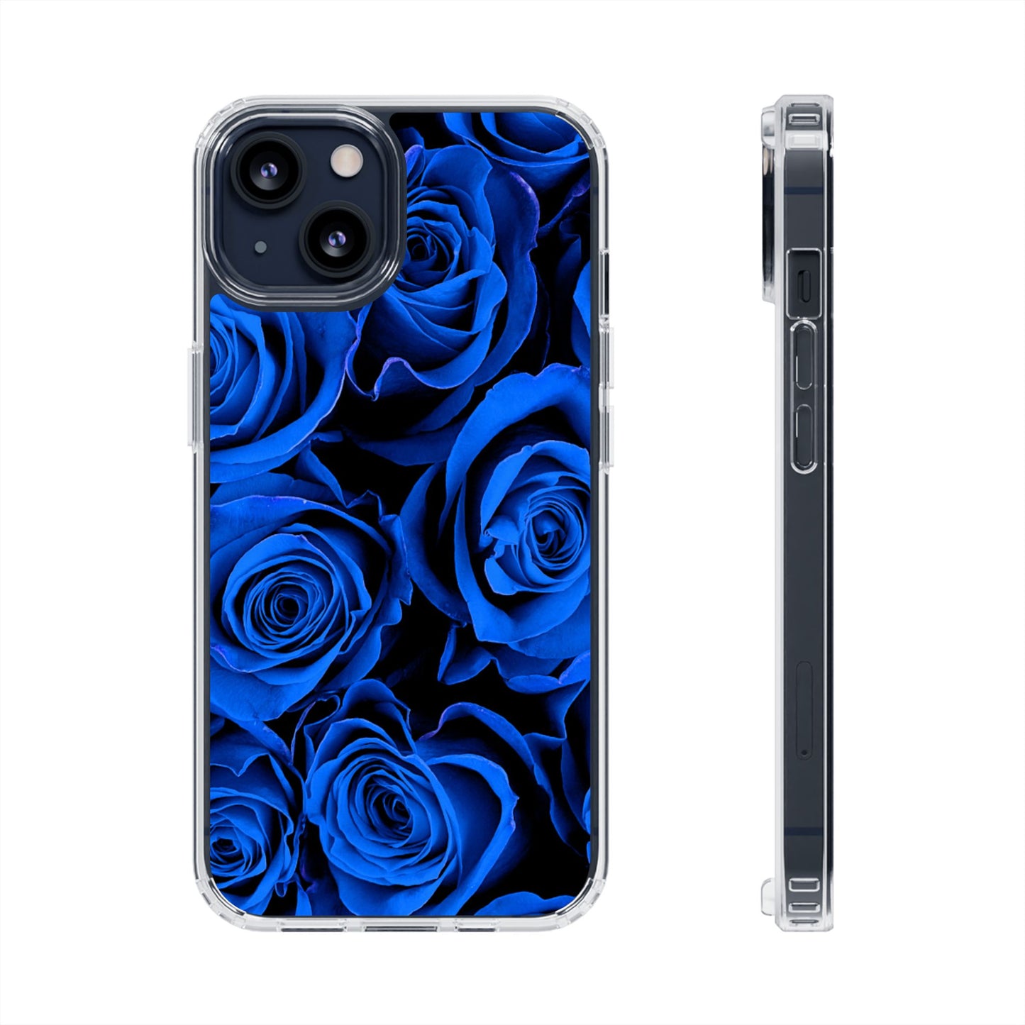 Clear Phone Case – Midnight Bloom