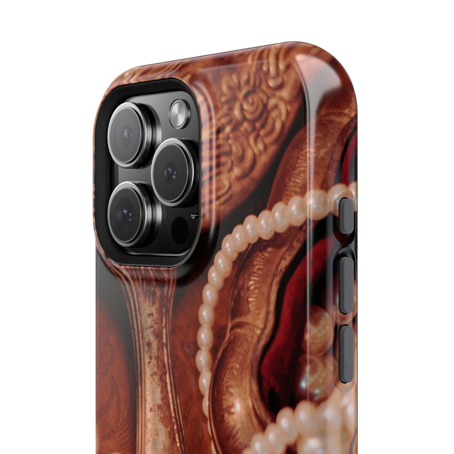 Impact-Resistant Phone Case – Bronze Vanity