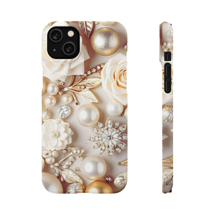 Snap Phone Case – Ivory Opulence