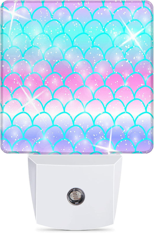 Night Light Plug-In Dusk to Dawn Smart Sensor White Led Nightlight for Bedroom Bathroom Kitchen Hallway Stairs Energy Efficient Decor Desk Lamp
