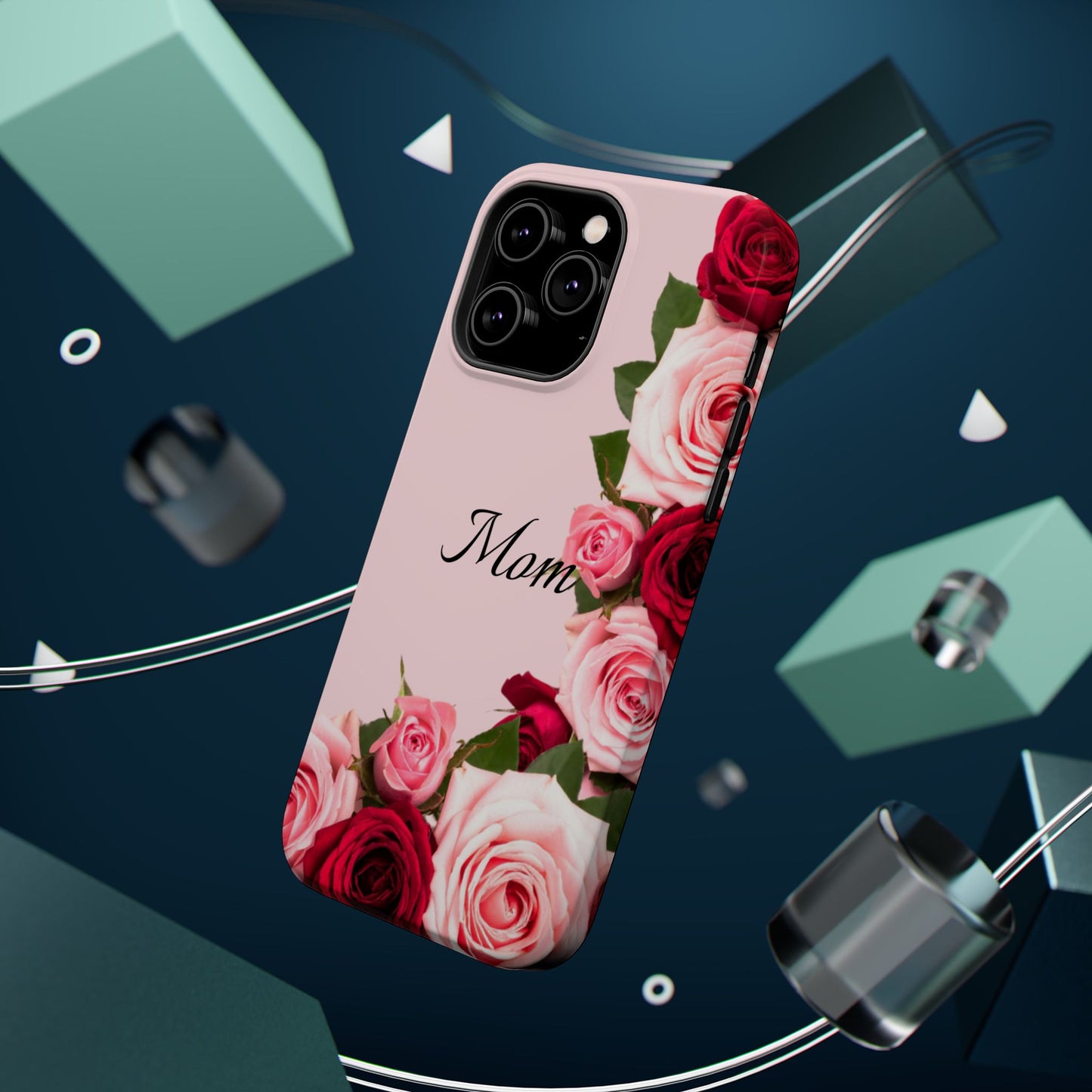Wireless-Charging Compatible Case – Mom’s Rose Bouquet
