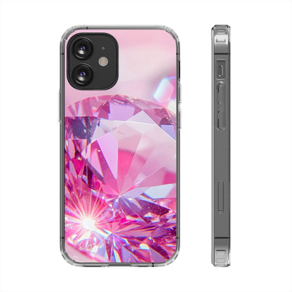 Clear Phone Case – Pink Ice