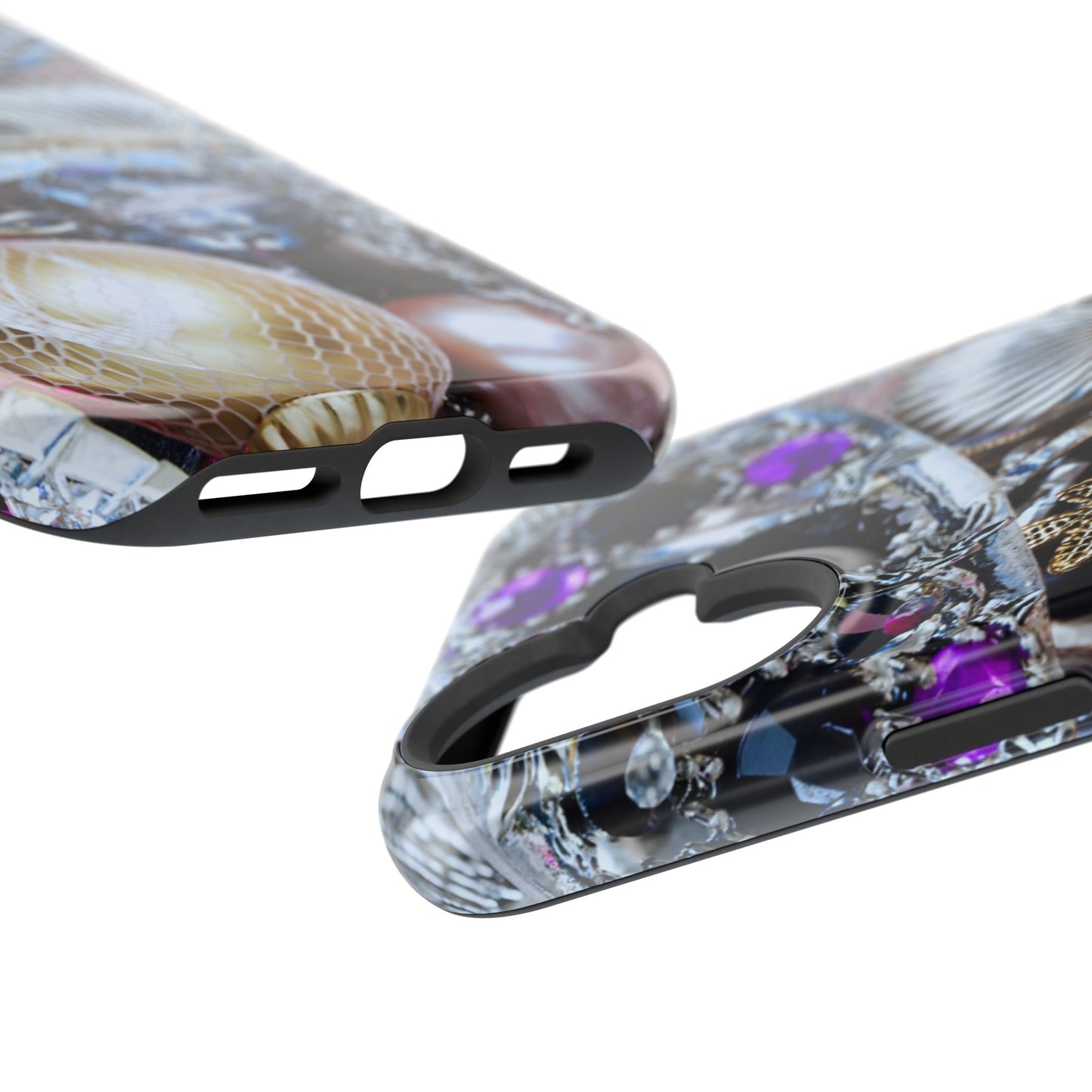 Wireless-Charging Compatible Case – Chrome Jewel