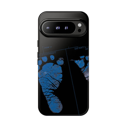 Protective Phone Case – Mom’s Little Blue Footprints