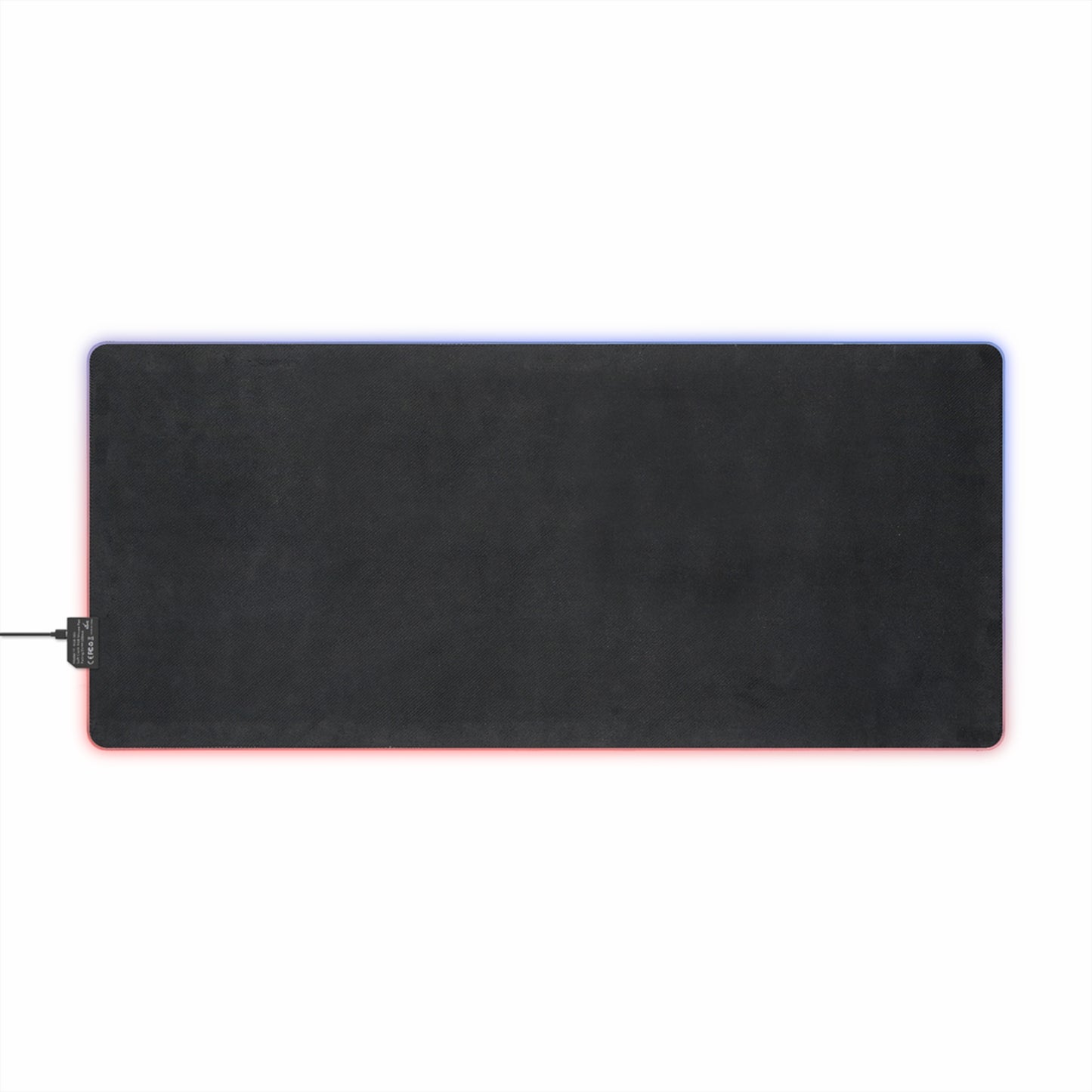 LED Gaming Mouse Pad — Cute Zombie Graveyard RGB Desk Mat