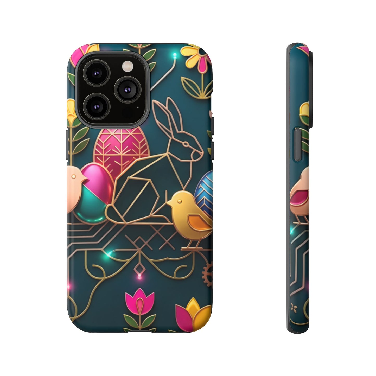 Protective Phone Case – Jeweled Garden