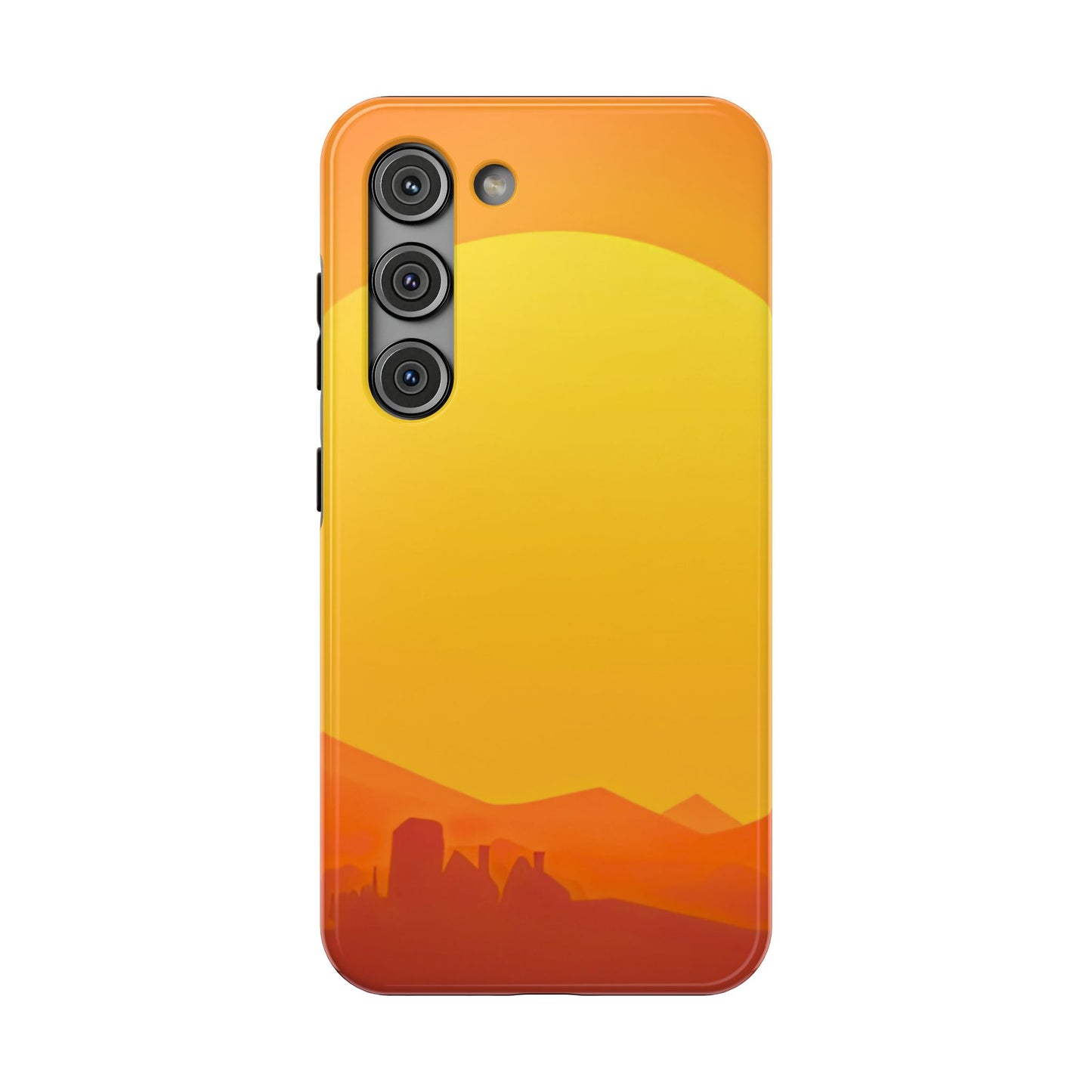 Impact-Resistant Phone Case – Desert Sunrise