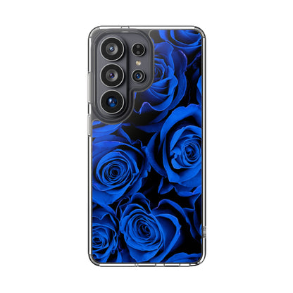 Clear Phone Case – Midnight Bloom