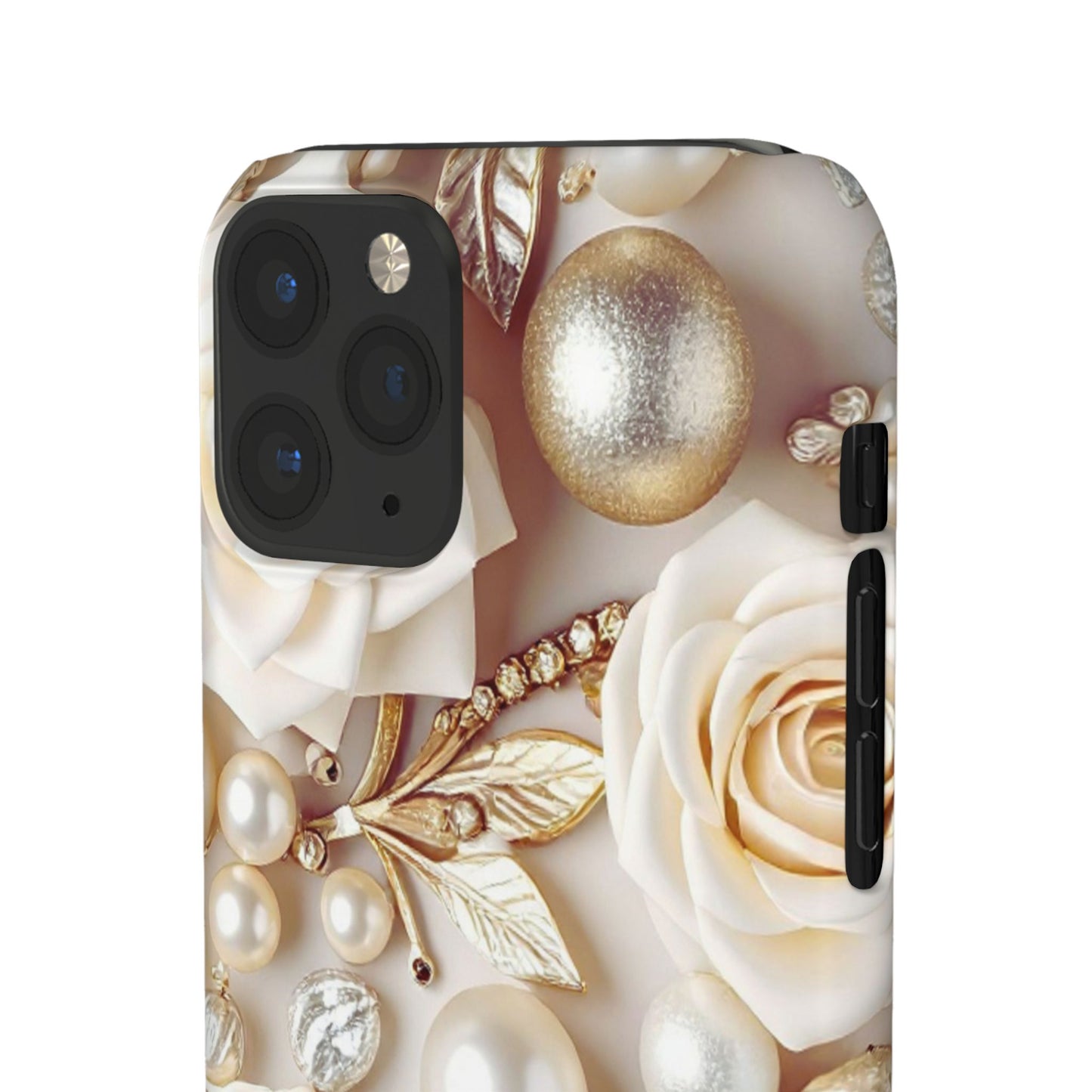 Snap Phone Case – Ivory Opulence