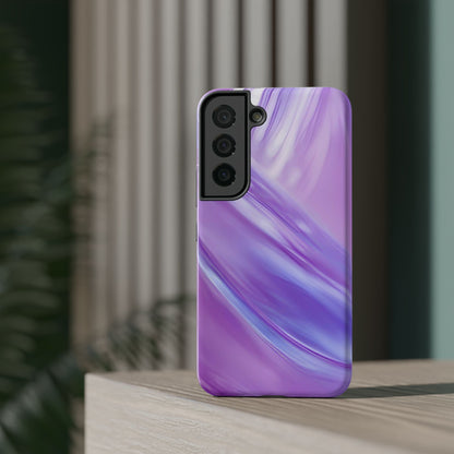 Impact-Resistant Phone Case – Lavender Wave